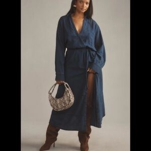 Pilcro Long Sleeve Denim Dress